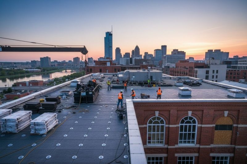 Commercial Roof Replacement detail